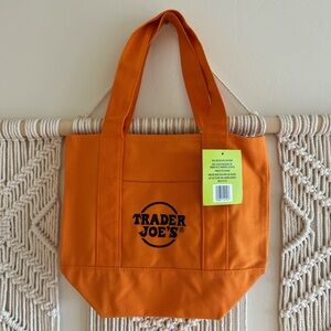 Trader Joe's mini Orange Tote Bag